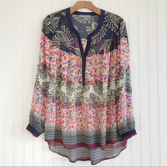 ⭐️ 3 for 25 Boho Floral Blouse - Picture 1 of 8
